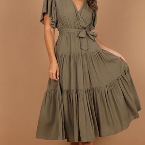 Petal & Pup Olive Barker Dress
